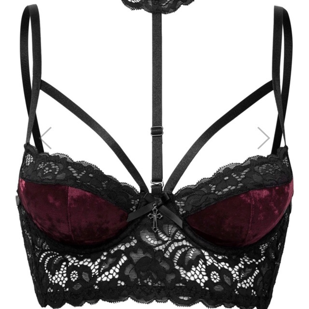 Killstar Ruby Boudoir Bra
